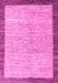 Machine Washable Abstract Pink Modern Rug, wshabs4227pnk