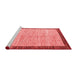 Modern Red Washable Rugs