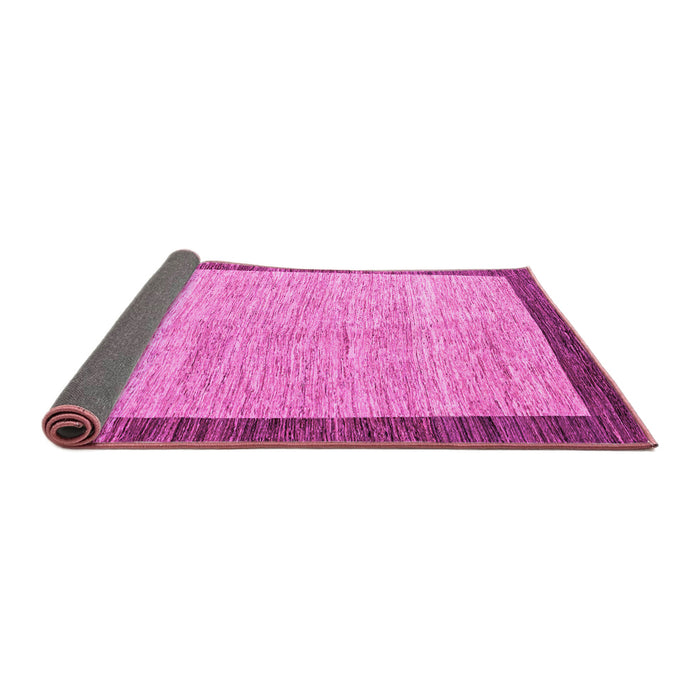 Sideview of Abstract Pink Modern Rug, abs4227pnk