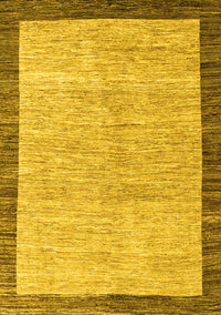 Abstract Yellow Modern Rug, abs4227yw