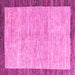 Square Abstract Pink Modern Rug, abs4227pnk