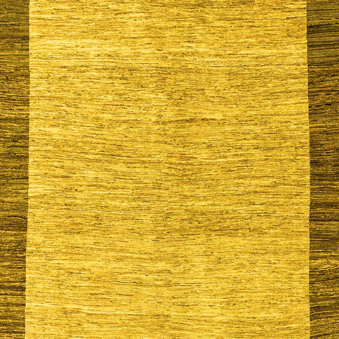 Machine Washable Abstract Yellow Modern Rug, wshabs4227yw