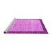 Sideview of Machine Washable Abstract Purple Modern Area Rugs, wshabs4227pur