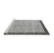 Sideview of Machine Washable Abstract Gray Modern Rug, wshabs4227gry