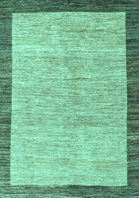 Abstract Turquoise Modern Rug, abs4227turq