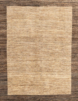 Abstract Light Brown Modern Rug, abs4227