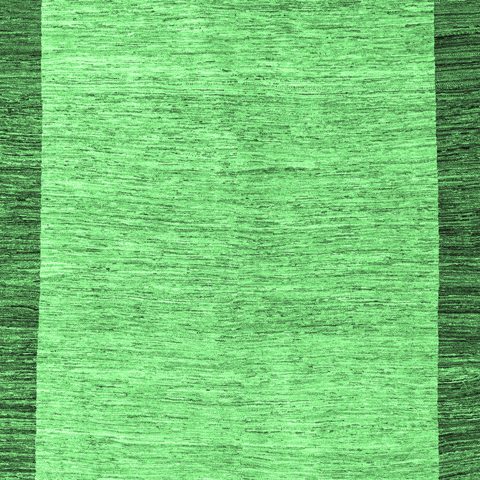Abstract Emerald Green Modern Rug, abs4227emgrn