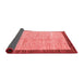 Abstract Red Modern Area Rugs