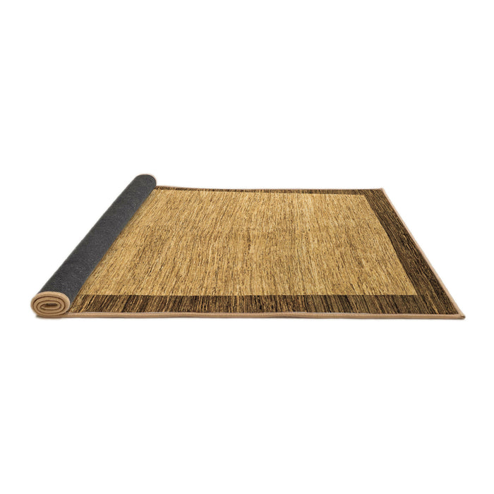 Sideview of Abstract Brown Modern Rug, abs4227brn