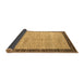 Sideview of Abstract Brown Modern Rug, abs4227brn