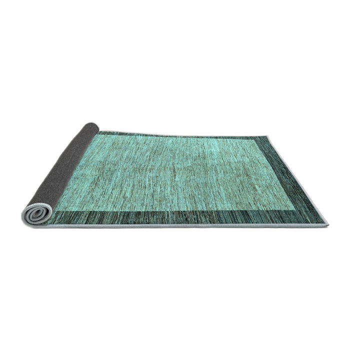 Sideview of Abstract Light Blue Modern Rug, abs4227lblu