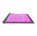 Sideview of Abstract Purple Modern Rug, abs4227pur