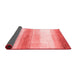 Solid Red Modern Area Rugs