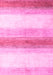 Machine Washable Solid Pink Modern Rug, wshabs4228pnk