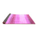 Sideview of Solid Purple Modern Rug, abs4228pur