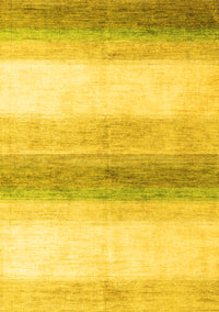 Solid Yellow Modern Rug, abs4228yw