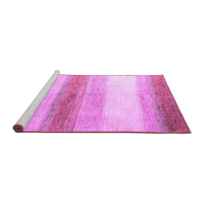 Sideview of Machine Washable Solid Purple Modern Area Rugs, wshabs4228pur