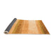 Sideview of Solid Orange Modern Rug, abs4228org