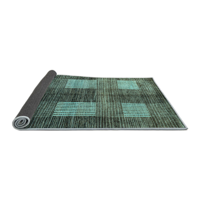 Sideview of Abstract Light Blue Modern Rug, abs4229lblu