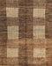 Abstract Red Brown Modern Rug, abs4229