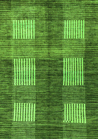 Abstract Green Modern Rug, abs4229grn