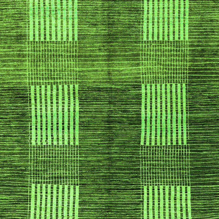 Abstract Green Modern Rug, abs4229grn