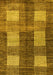 Abstract Yellow Modern Rug, abs4229yw