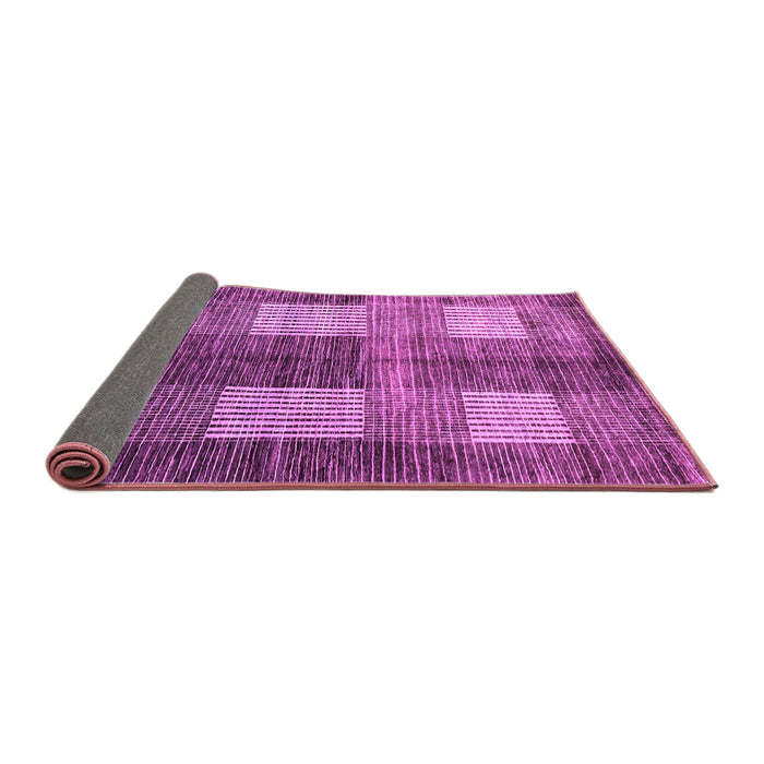 Sideview of Abstract Purple Modern Rug, abs4229pur