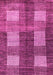 Machine Washable Abstract Pink Modern Rug, wshabs4229pnk