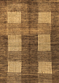 Abstract Brown Modern Rug, abs4229brn