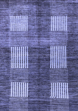Abstract Blue Modern Rug, abs4229blu