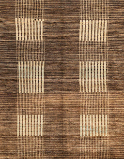 Machine Washable Abstract Red Brown Rug, wshabs4229