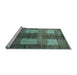 Sideview of Machine Washable Abstract Light Blue Modern Rug, wshabs4229lblu