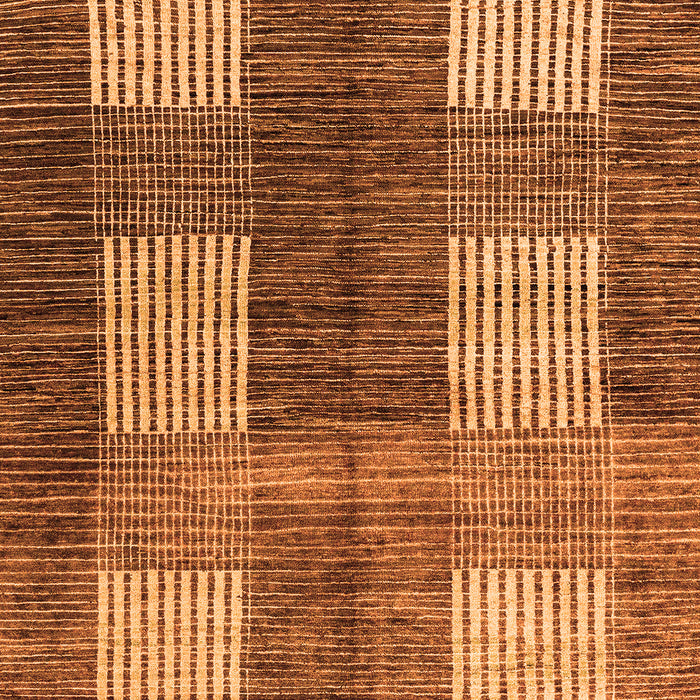 Abstract Orange Modern Rug, abs4229org