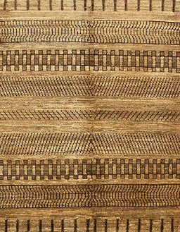 Abstract Orange Modern Rug, abs422