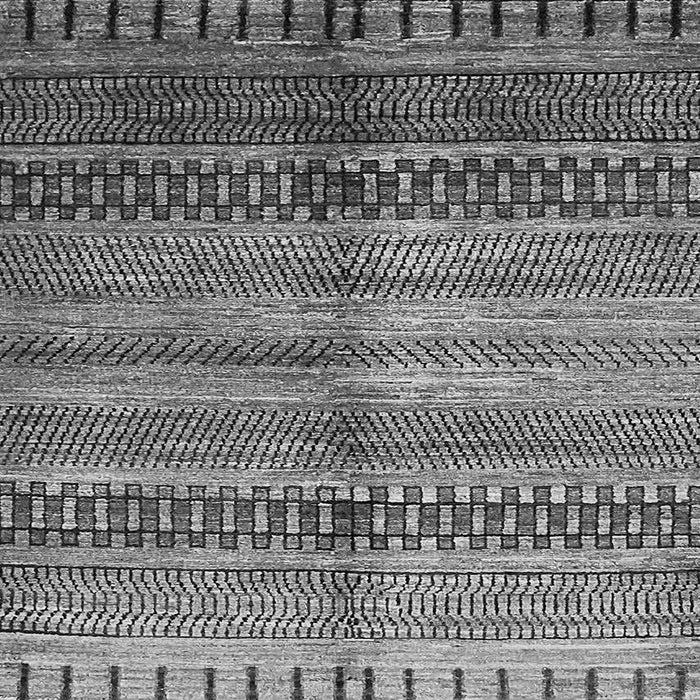 Square Abstract Gray Modern Rug, abs422gry