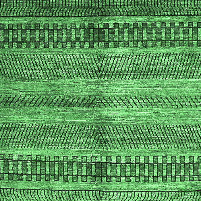 Abstract Emerald Green Modern Rug, abs422emgrn