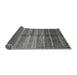 Sideview of Abstract Gray Modern Rug, abs422gry