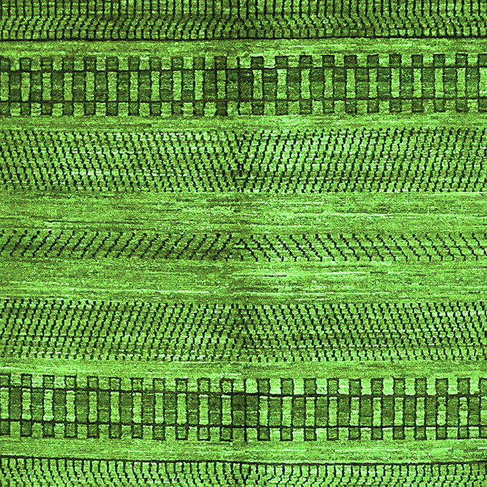 Abstract Green Modern Rug, abs422grn