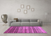 Machine Washable Abstract Purple Modern Rug, wshabs422pur