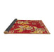 Sideview of Abstract Gold Modern Rug, abs4230