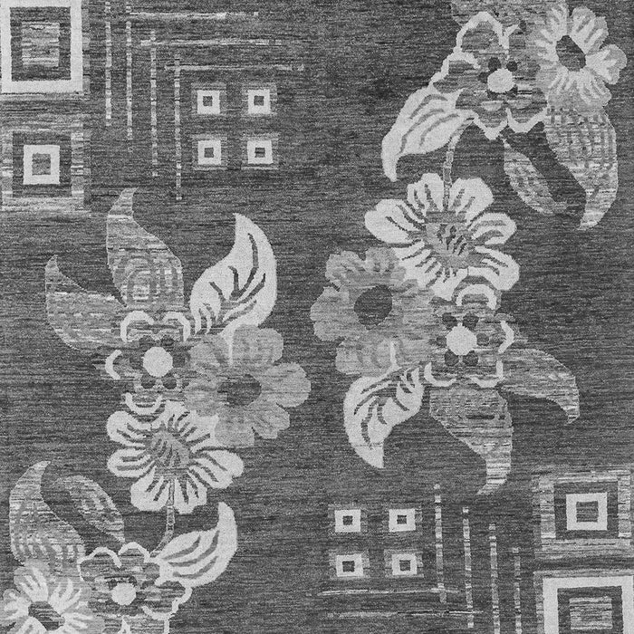 Machine Washable Abstract Gray Modern Rug, wshabs4230gry