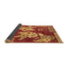 Sideview of Abstract Brown Modern Rug, abs4230brn