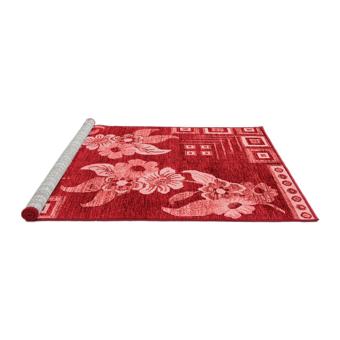 Modern Red Washable Rugs