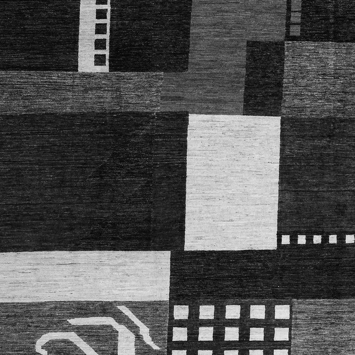 Abstract Gray Modern Rug, abs4231gry