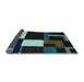 Sideview of Abstract Light Blue Modern Rug, abs4231lblu