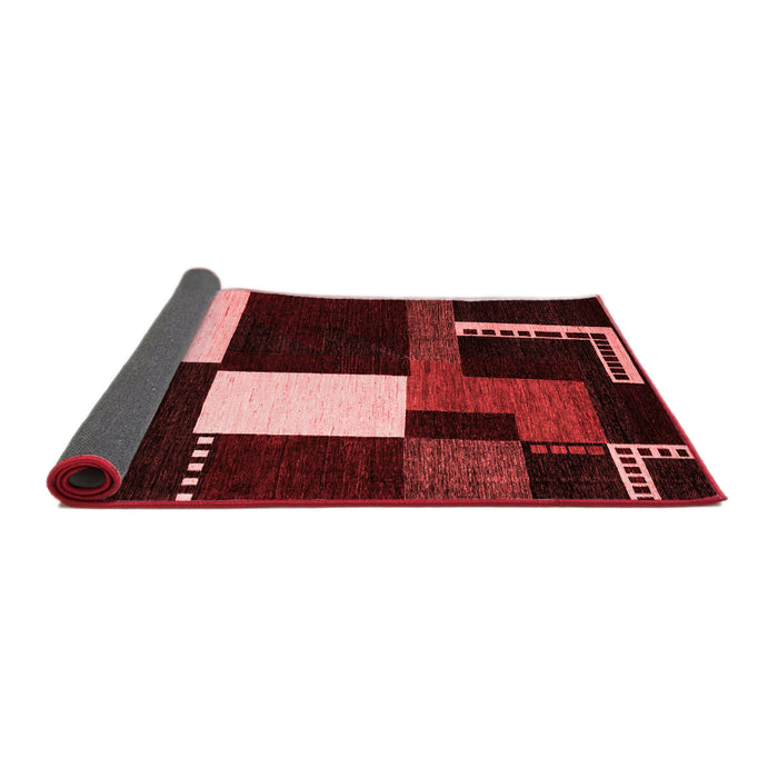 Abstract Red Modern Area Rugs