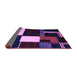 Sideview of Abstract Purple Modern Rug, abs4231pur