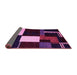 Sideview of Abstract Pink Modern Rug, abs4231pnk