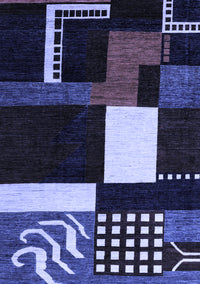 Abstract Blue Modern Rug, abs4231blu